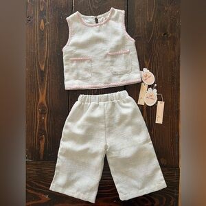 Doe a Dear pants set size 3T